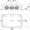 OBO Cable Junction Box A 11 Without Terminal Block, Pure White, 1 Piece, Box, 2000180-10 view 2