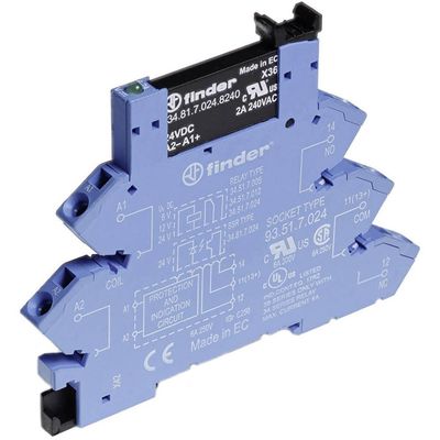 Finder SSR Interface Relay, 1 pc, 38.91.7.024.9024