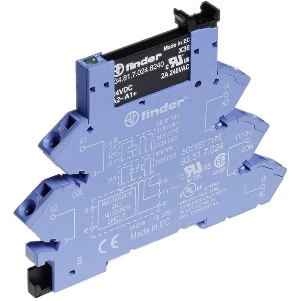 Finder SSR Interface Relay, 1 pc, 38.91.7.024.9024