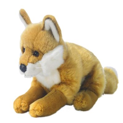 WWF Realistic Red Fox Plush Toy, Approx. 15 cm