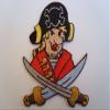 alles-meine.de GmbH Pirate Iron-On Appliqué Patch, 6.5 x 7.9 cm view 1