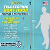 STAR BRITE Telescoping Floating Boat Hook, 124–243 cm view 4