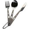 Relags Nordisk Titanium Cutlery Set, 3-Piece, Silver, One Size, 150906 view 1