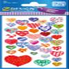 AVERY Zweckform 55811 Glitter Heart Paper Stickers, 78 Pack view 1