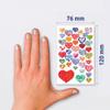 AVERY Zweckform 55811 Glitter Heart Paper Stickers, 78 Pack view 3