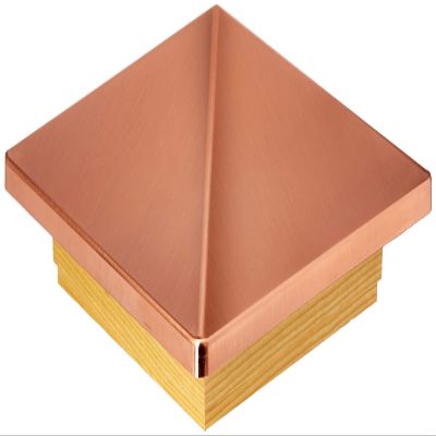 Ufpi Deckorators 72227 Deck Post Caps, Copper, 6 x 6