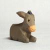 Lotte Sievers-Hahn Small Lying Donkey Nativity Figurine with Cotton Bag view 2