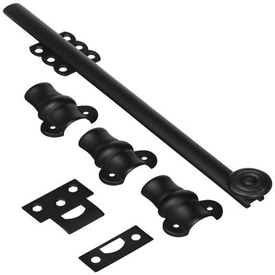 Baldwin 0381190 Surface Bolt, Black