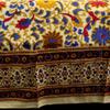 Indian Cotton Bedspread with Sunflower Print view 4