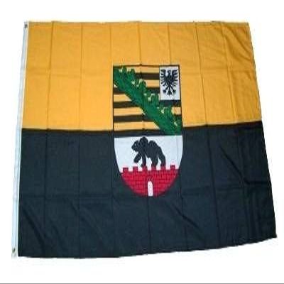 Saxony-Anhalt Flag - New, 150 x 250 cm