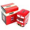Think Favours Funny Routemaster Bus Money Box, Red view 2