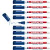 edding 404 Permanent Marker, Blue, 10-Pack, Fine 0.75 mm Round Tip view 1
