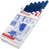 edding 404 Permanent Marker, Blue, 10-Pack, Fine 0.75 mm Round Tip view 2