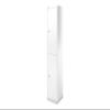 BISLEY Office Wardrobe Cabinet, 1 Compartment, 2 Sections, 305 mm Deep, Metal, Traffic White, 30.5 x 30.5 x 180.2 cm view 1