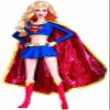 Barbie DC Comics Supergirl 12 in. in Blue Suit with Red Cape view 2