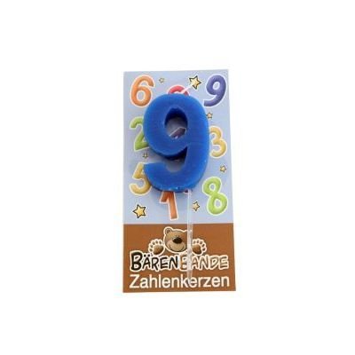 BrenBande Number Candle 9