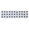 GLOREX 20 mm Round Googly Eyes, 12 Self-Adhesive Pieces view 1