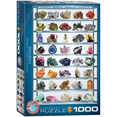 EuroGraphics Minerals Puzzle, 6000 Pieces, Multicolor