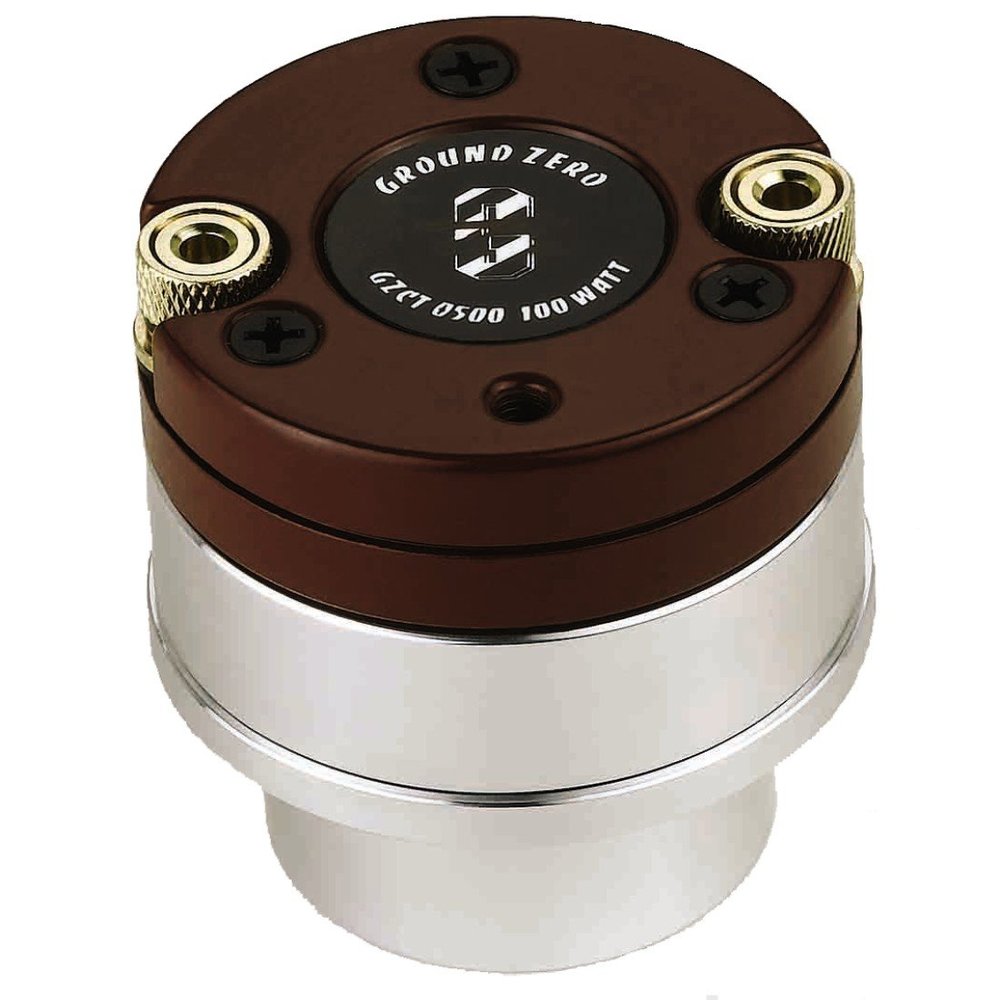 Ground Zero GZCT 0500 42 mm Tweeter, 100 W, 3 Ohms, 25 mm High-Temperature Voice Coil
