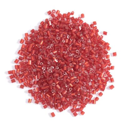 Impex Glass Seed Beads, 8 g, Red