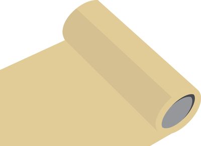 Self-Adhesive Furniture Film, 5 m Roll, 118 Glossy Colors, 63 cm Height, Beige-Brown