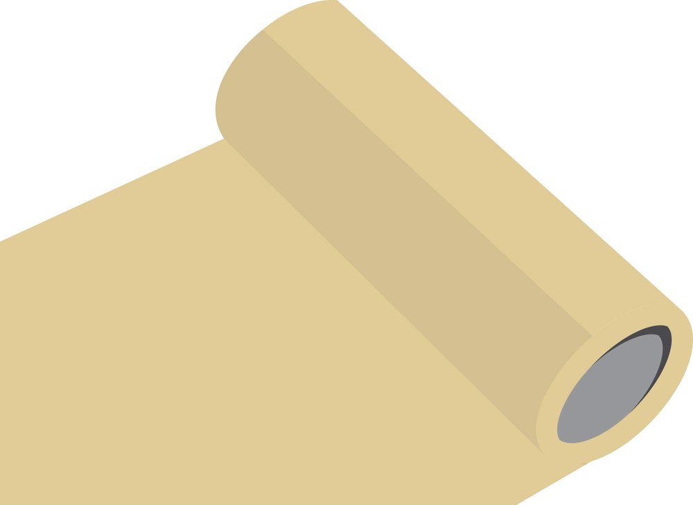 Self-Adhesive Furniture Film, 5 m Roll, 118 Glossy Colors, 63 cm Height, Beige-Brown