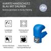 Ju-Sports Karate Gloves, Blue, Synthetic Leather, Size L view 3