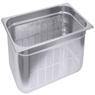 Contacto Perforated Stainless Steel GN Container 1/2, 40 mm