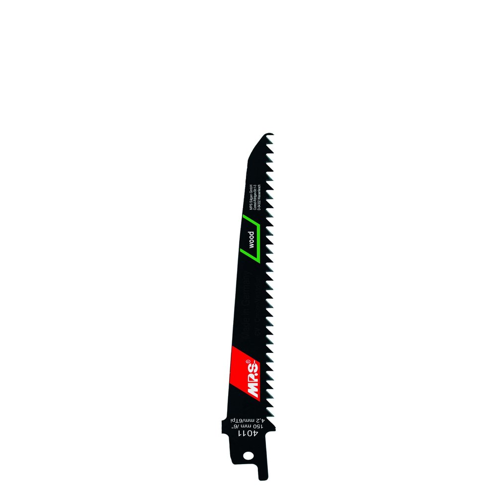 MPS CV Reciprocating Saw Blades for Wood, 6 TPI, 150/130 mm, 5-Pack