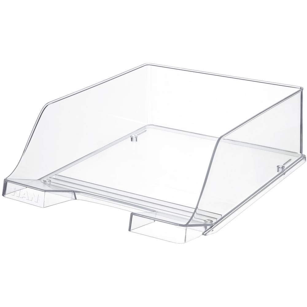 HAN 1046-23 KLASSIK XXL Letter Tray, DIN A4/C4, Extra-High, Stackable, Crystal-Clear