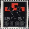 Prophila Collection Saarland No. 360 (Complete Issue), Canceled, 1955 Red Cross view 1