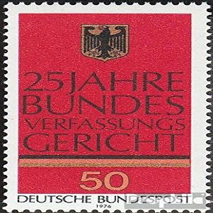 Prophila Collection West Germany No. 879 Complete Issue FDC First-Day Cover, 1976 Constitutional Court