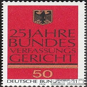 Prophila Collection West Germany No. 879 Complete Issue FDC First-Day Cover, 1976 Constitutional Court