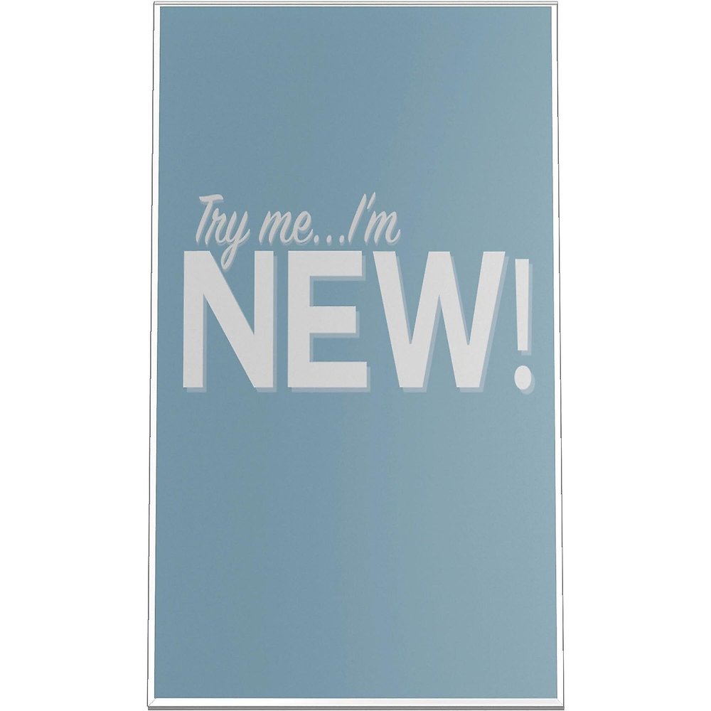 deflecto® Angled Desk Sign Holder, Plastic, 8.5 x 11, Clear, Freestanding, Sold Individually