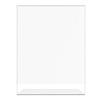 deflecto® Angled Desk Sign Holder, Plastic, 8.5 x 11, Clear, Freestanding, Sold Individually view 3