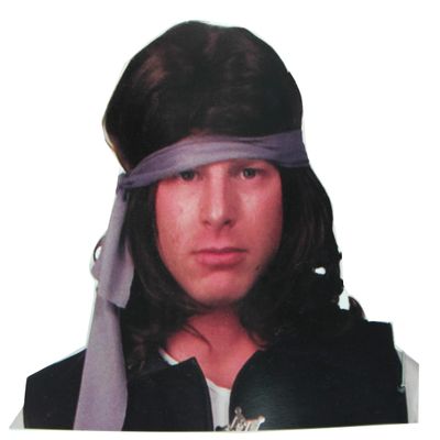 Warriors Rogues Costume Brown Wig, Adult One Size