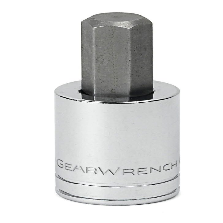 GearWrench Home Hand Tools 80655 1/2-Inch Drive Hex Bit Socket, 9/16 Inch