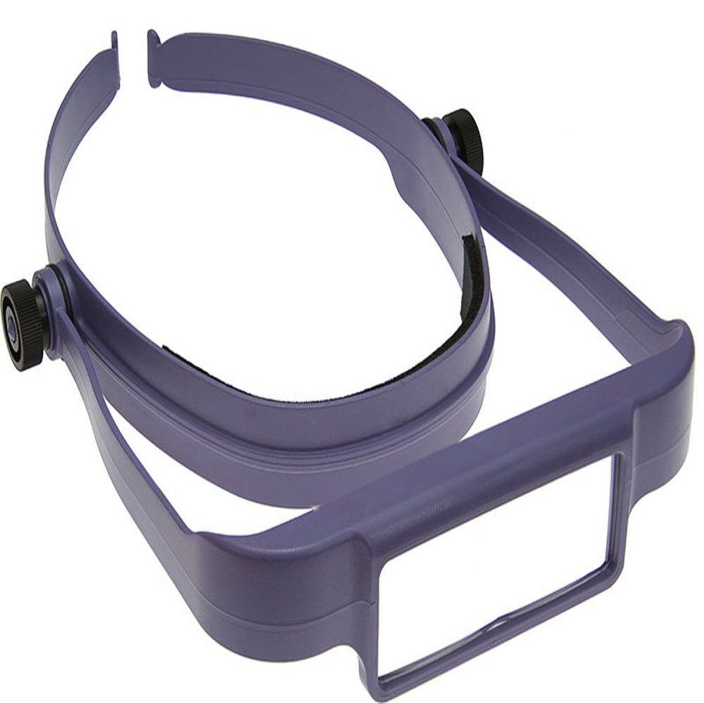 Donegan Optical OptiSight Visor Magnifier, Purple, Multicolor