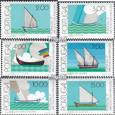 Prophila Collection Portugal 1378y–1383x Complete Set, MNH **, PORTUCALE 77 1977, Ships