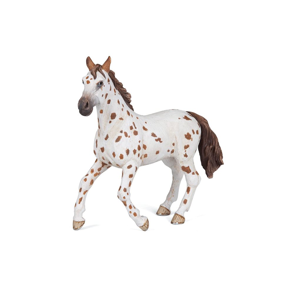 Papo Hand-Painted Appaloosa Mare Figure, Brown, 51509