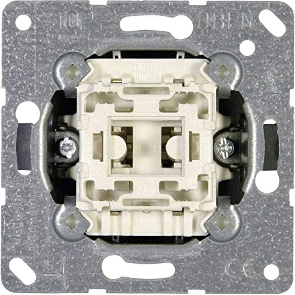 JUNG LS 990 Intermediate Switch, 1-Way, Cross Lever, UP-UP-ON, Copper, Panel Mount, 1 pc