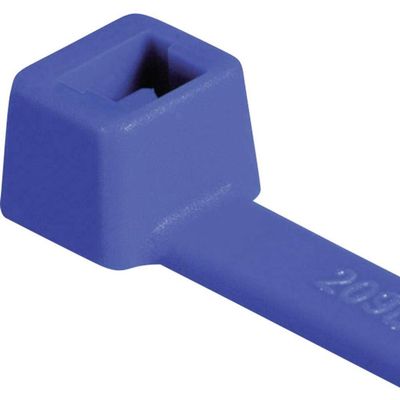 HellermannTyton 116-08016 T80R-N66-BU-C1 Cable Ties, 210 mm, 4.60 mm, Blue, 100 pcs.