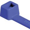 HellermannTyton 116-08016 T80R-N66-BU-C1 Cable Ties, 210 mm, 4.60 mm, Blue, 100 pcs. view 1