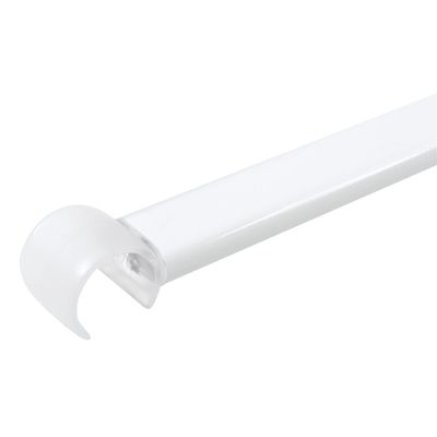 Spirella Decor Universal Telescopic Rod | Shower Curtain Rod Ceiling Support | White