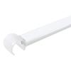 Spirella Decor Universal Telescopic Rod | Shower Curtain Rod Ceiling Support | White view 1