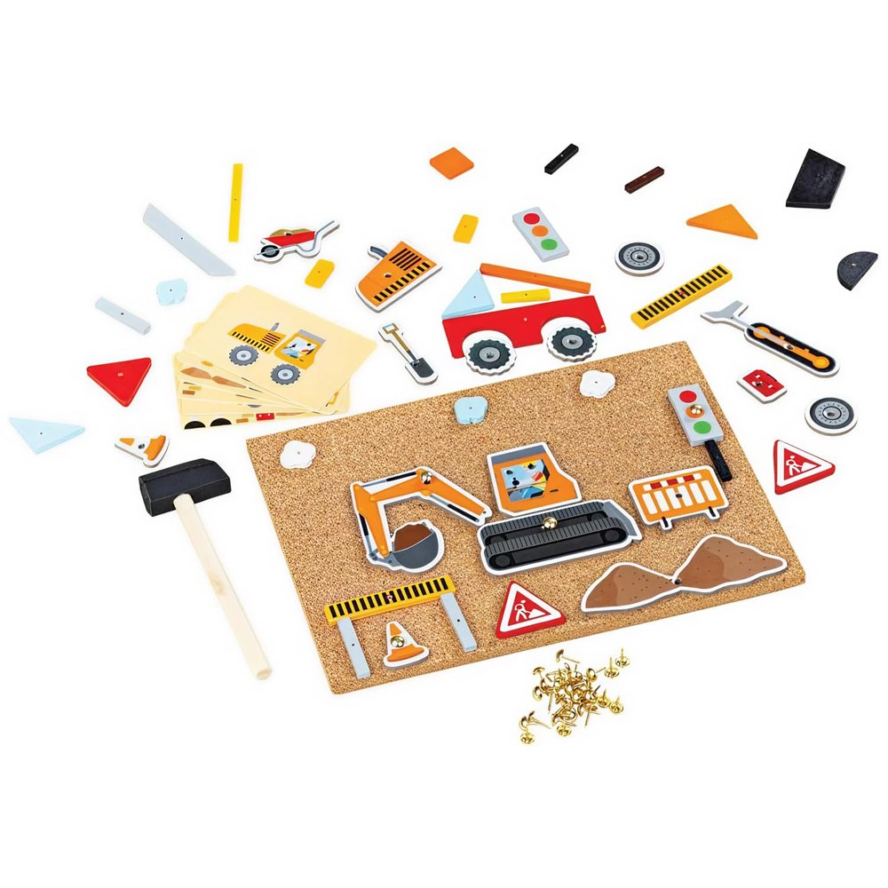 Hammer-and-Peg Construction Set - Construction Site