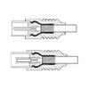VALUE Antenna Cable with Ferrite, Plug/Socket, White, 10 m view 2