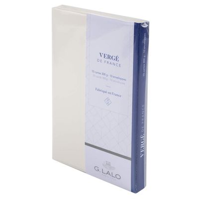 G.Lalo Verg de France Card Set, 10 Cards and 10 Envelopes