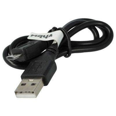 vhbw USB-A to Micro-USB Cable Compatible with Olympia Touch 2