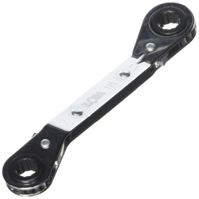 Elora 115310111000 Offset Ratcheting Box-End Wrench 115G, 10 x 11 mm